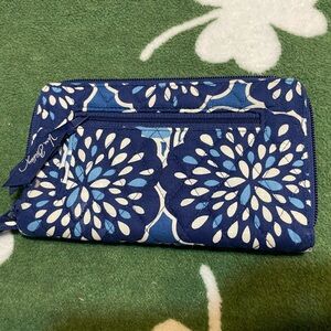 Vera Bradley Blue Floral Wallet